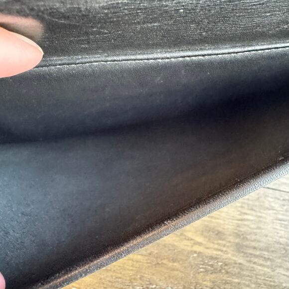 Vintage Coach Lexington Black Leather Briefcase Messenger Bag Turn Lock 5265 - Picture 7 of 16